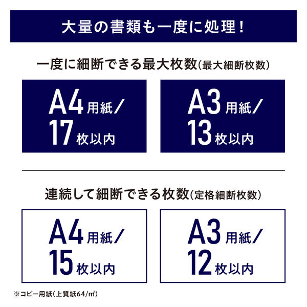 アイリスオーヤマ オフィスシュレッダー OF317M 1台 - アスクル アイリスオーヤマ オフィスシュレッダー OF317M 1台 - アスクル