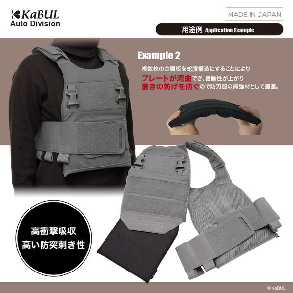 アルマジロプレート 防弾 防刃 対刺 防弾プレート 迷彩 S ALM-0002-OD