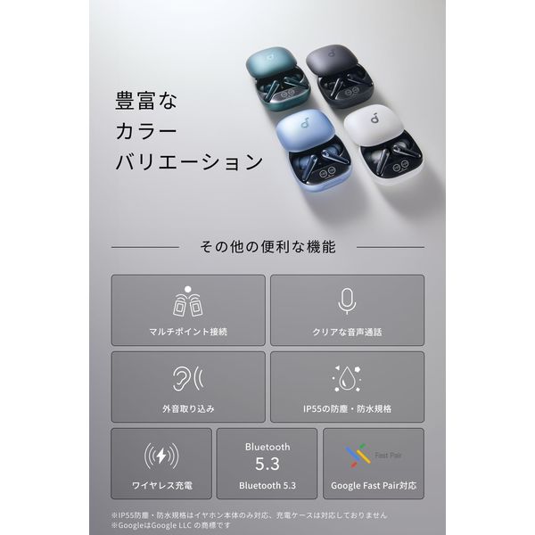 Anker Soundcore Liberty 4 Pro A3954N31 1個 - アスクル