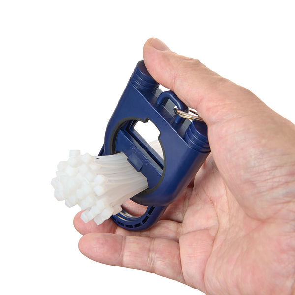 朝日電器 結束バンドホルダー KBH-01(NV) 1個（直送品） - アスクル