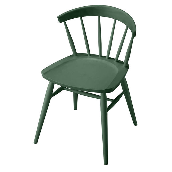 瞬間的お値下げ❗️グリーンが素敵なヴィンテージチェア 軒先渡し】オリバー ウィンザーチェア カフェチェア 板座