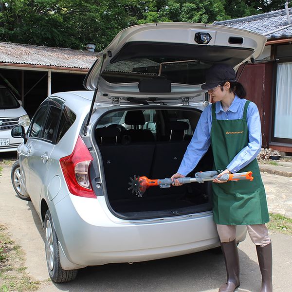 エアロボックス YARDFORCE 12Vコードレス 除草機 軽量 草取り 根こそぎ