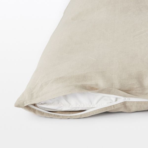 無印良品 麻平織 掛ふとんカバー S 150×210cm用 生成