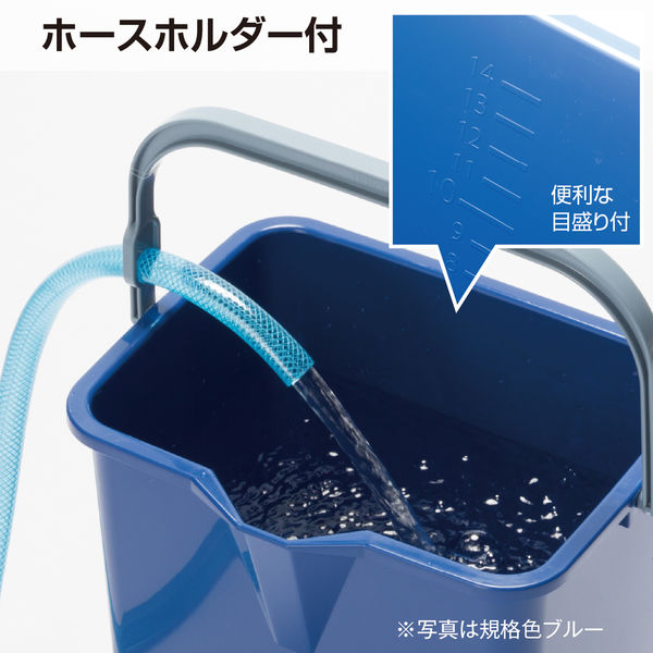 テラモト 仕切付きバケツII エンジ 1個 - アスクル