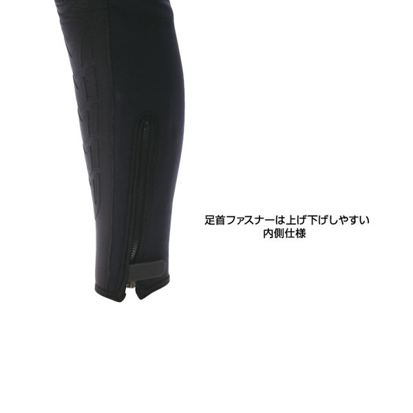 阪神素地 国産タイツ ブラックLO FX-690 1着（直送品） - アスクル