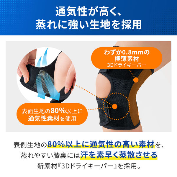 メディエイド しっかりヒザ メッシュ LL 436304 日本シグ