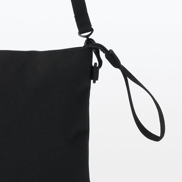 BLACK MEANS サコッシュポーチのみ中古品 無印良品 ポーチとしても使える 撥水サコッシュ 黒 良品計画