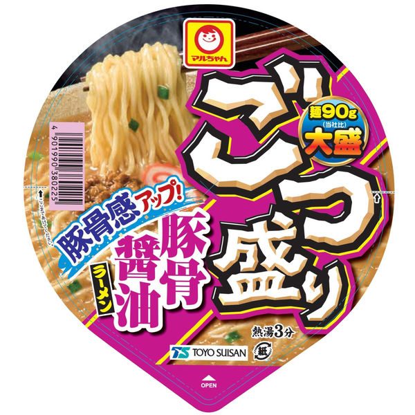 ごつ盛り 豚骨醤油ラーメン122g(90g) 1セット(1個×12) 東洋 ごつ盛り 豚骨醤油ラーメン122g(90g) 1セット(1個×12) 東洋