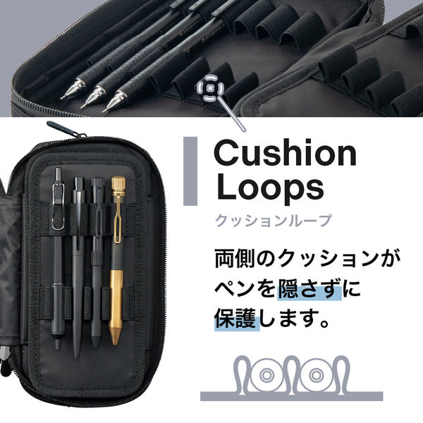 リヒトラブ リヒト XCOA スプレッドダブルペンケース 筆箱 ペンポーチ