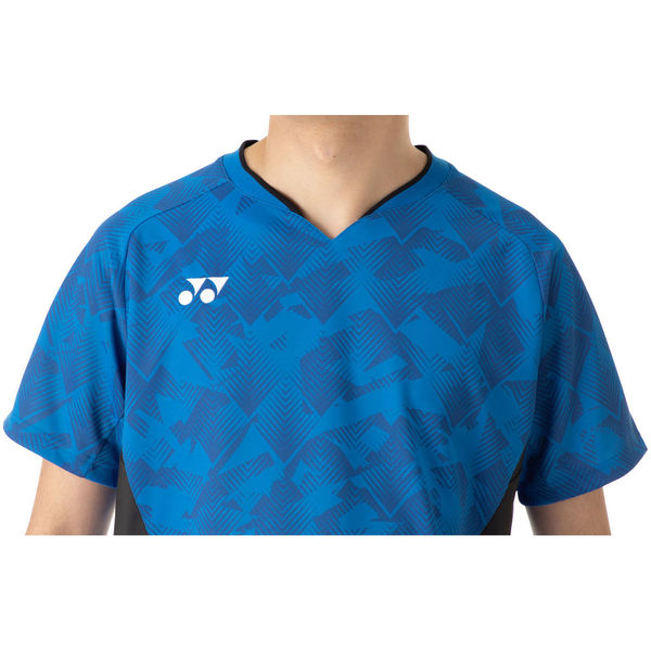 YONEX メンズゲームシャツ 10656 青 メンズゲームシャツ（フィットスタイル）. 10656|10656