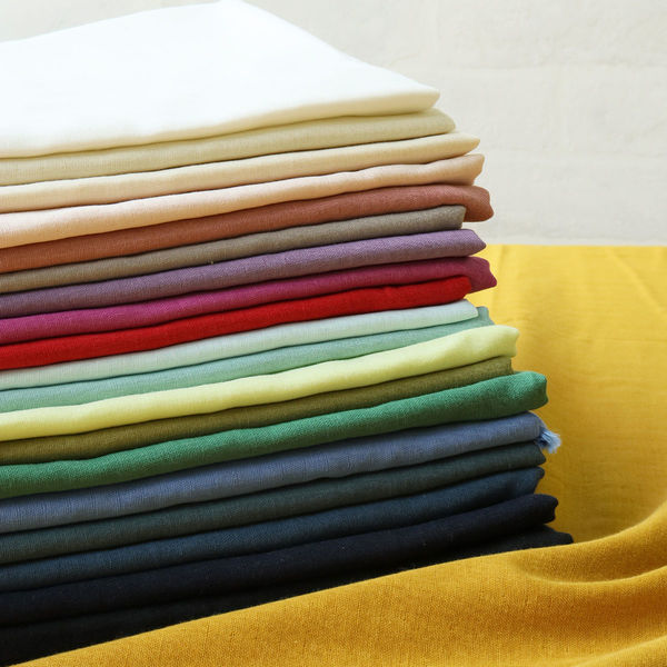 ダブルガーゼ 無地 Wガーゼ 生地 レッド 巾約110cm×3m切売カット  