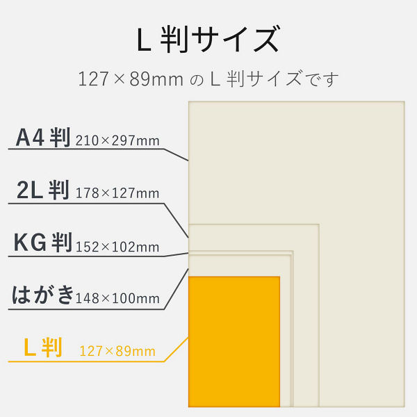 エレコム 光沢写真用紙/印画紙特厚/高耐久/L判/50枚 EJK-ASL50 1個（50