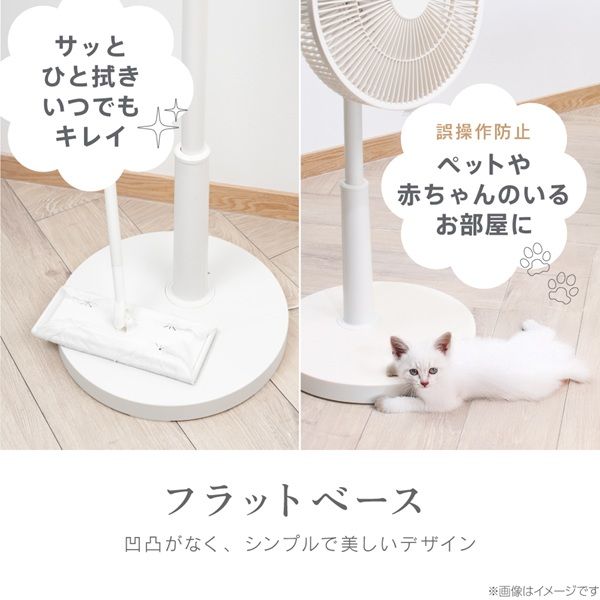 ゼピール 上部操作メカ式リビング扇風機 ZFLーA1ETCーW - アスクル