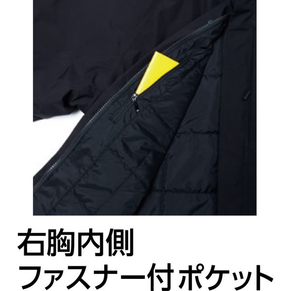 Asahicho（旭蝶繊維） 51031 ゴアテックス防寒コート ブラック 3L 1枚
