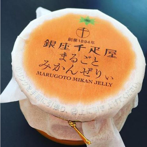 手土産やお祝いの贈り物に】 「銀座千疋屋」 銀座まるごとみかんぜりぃ