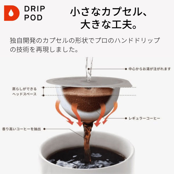 UCC上島珈琲 コーヒーメーカー DRIP POD（ドリップポッド）DP3