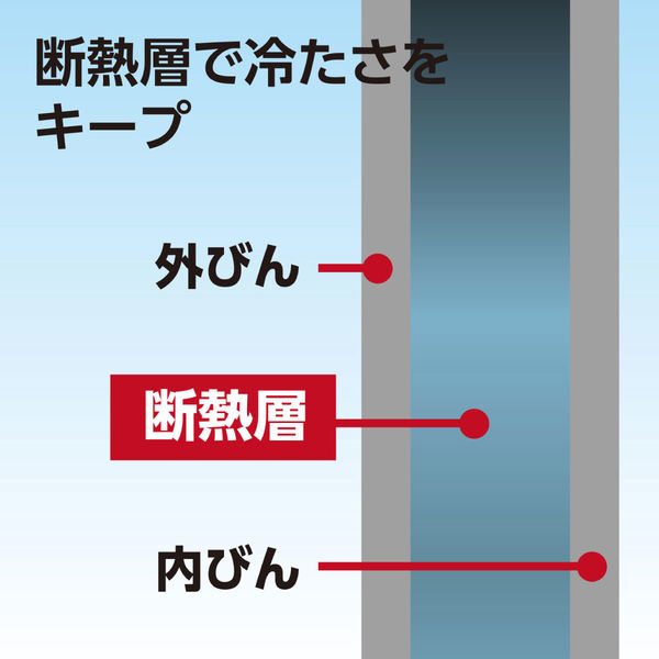 アイリスオーヤマ ステンレス ケータイボトル ダイレクトボトル 1.0L 水筒 マグボトル レッド DB-1000 １個