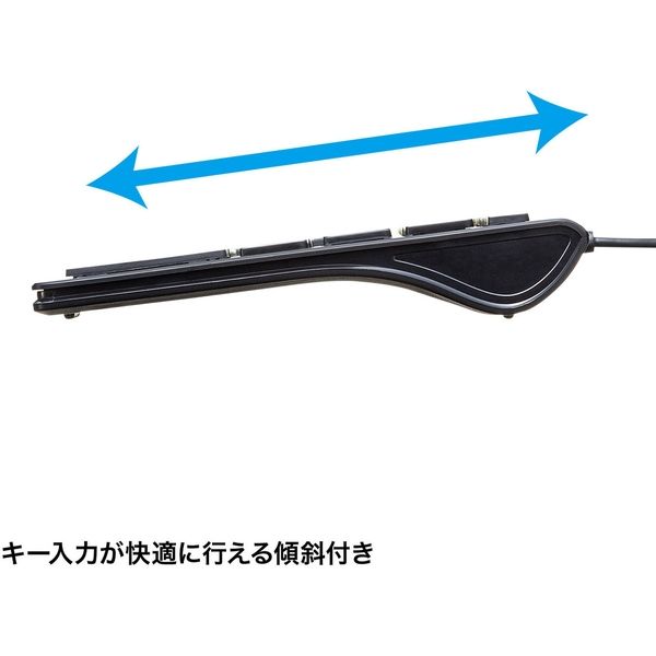 サンワサプライ USBスリムキーボードパンタグラフ式 有線
