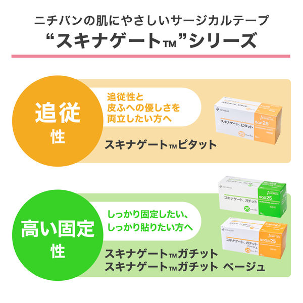 ニチバン スキナゲート ガチット 50mm×5m SGG50 1箱（6巻入） - アスクル