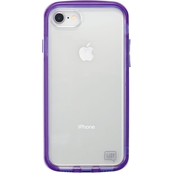 iPhoneケース iPhone8/7/6S/6 Ijoy クリアパープル i33Dij03 1個