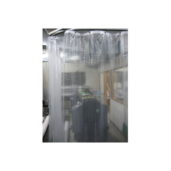 抗菌・防炎・UVカット 厚手透明糸入りシート 約1.8×2.7m 3枚セット E-1300FK-1827 1セット(3枚) まつうら工業（直送品） -  アスクル