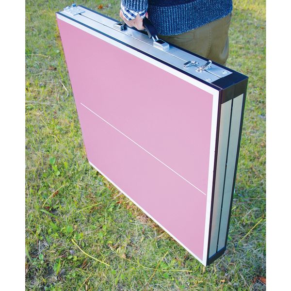 スパイス バカンス バイカラー キャリー卓球台セット ピンク×イエロー