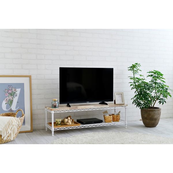 ハンマートーン塗装 TV台 ローボード メタルラック スチールラック