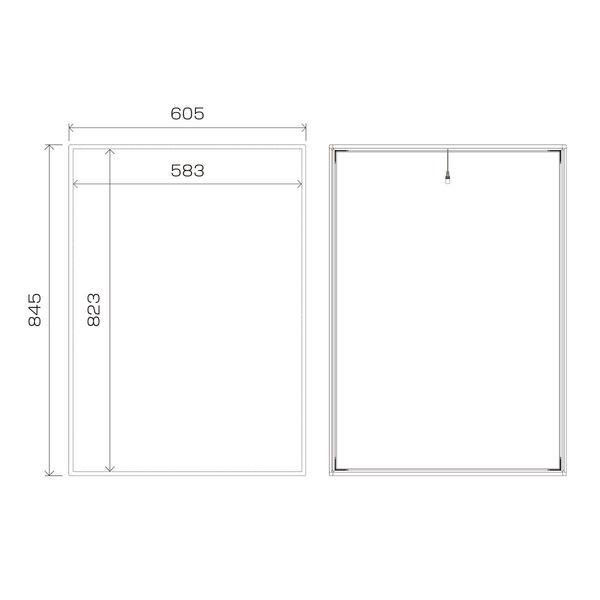 KMA LEDポスターパネル 薄型 A1 シルバー K-LEDPU-A1 1台（直送品）