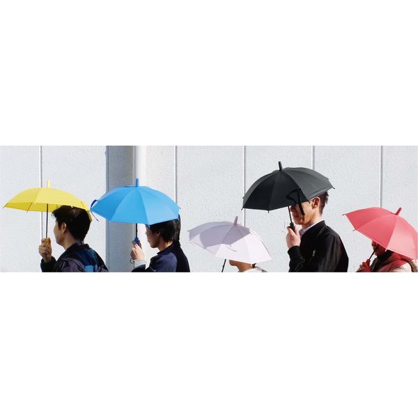 丸玉工業 まち傘（シェルターブラック） 90210018 1セット（6本