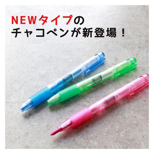 日本紐釦貿易 ノック式水性チャコペン 4.0mm芯 本体+芯(ブルー