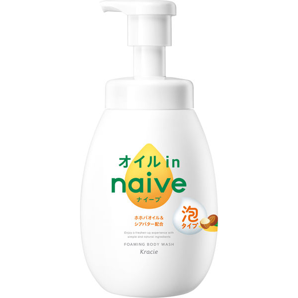 ナイーブ 泡ボディソープ はちみつMIX＆ホホバオイル450ml 16個セット ナイーブ 泡ボディソープ はちみつMIX＆ホホバオイル450ml 16個
