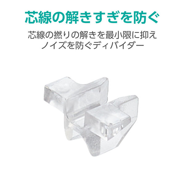 RJ45 コネクタ Cat6A Cat6 LANケーブル 用 10個入り LD-6RJ45T10