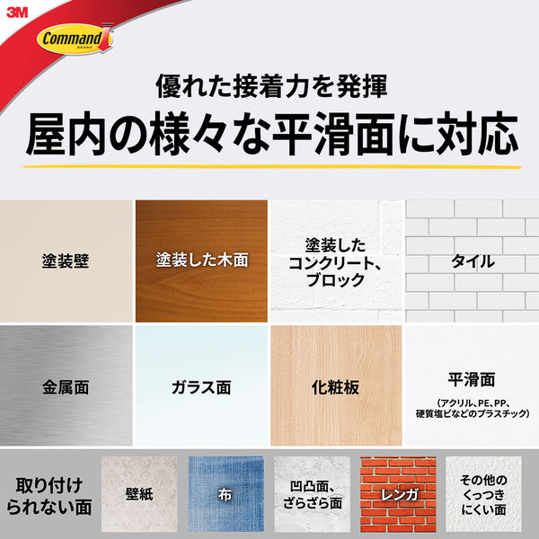 スリーエム ジャパン コマンド フック マットブラック Mサイズ スリーエム ジャパン コマンド フック マットブラック Mサイズ