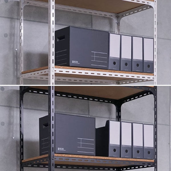 アングルード島 軒先渡し】北島 アングル棚 スチールラック 4段 幅1220×奥行470×高さ