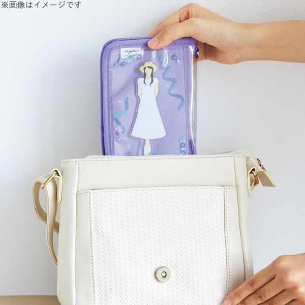 myfa（ミファ）デコレーションポーチ ミニ チャコールブラック 1