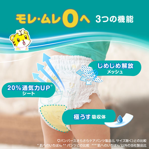 パンパース おむつ パンツ ビッグ（12～22kg）1セット（40枚入×4パック）通気性プラス P&G - アスクル