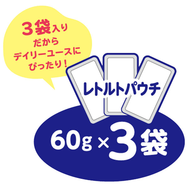 チキンとかつお生活 あじ入り 180g (60g×3袋) アイシア