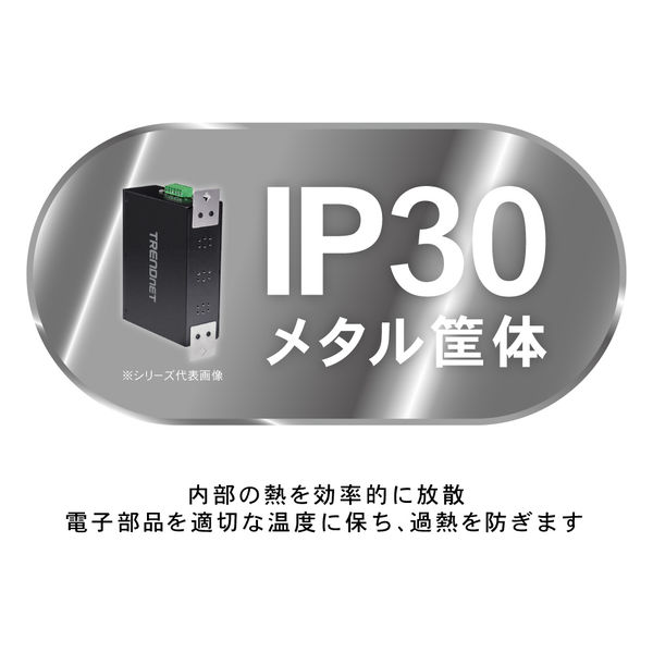 TRENDnet 産業用スイッチングハブ 16ポート SFPスロット付 TI