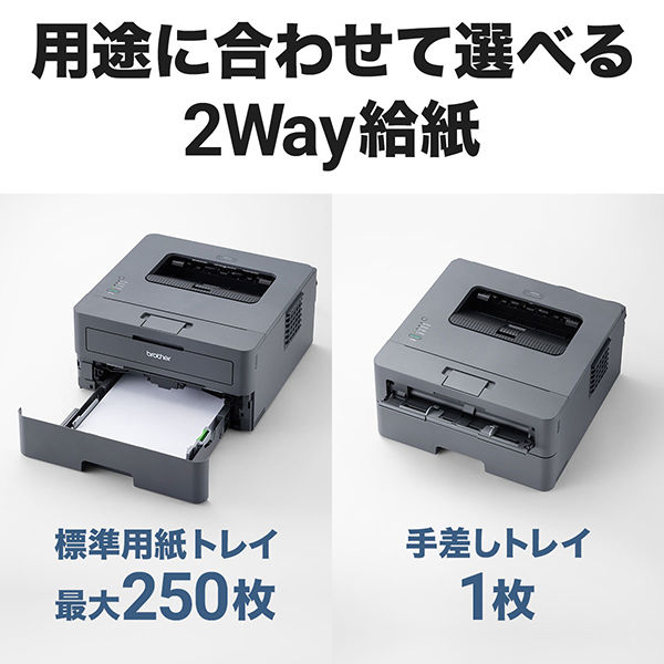 ○自動両面印刷○ブラザー モノクロレーザープリンター○DCP-L2520D