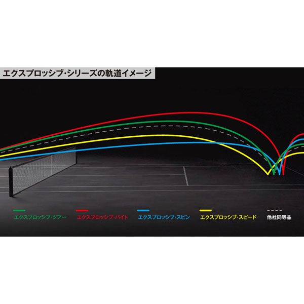 DUNLOP エクスプロッシブ・スピン DST11001 ダンロップ 硬式テニスストリング