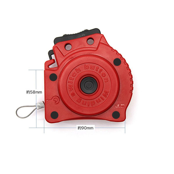 セーフラン安全用品 自動巻取り式ケーブルワイヤーロックアウト