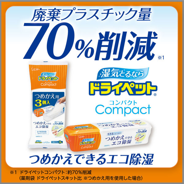 ドライペット コンパクト 本体 1箱（35個入） エステー - アスクル