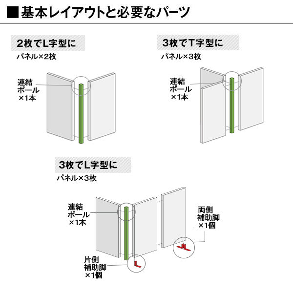 トーカイスクリーン MSパネル クロスパネル オフホワイト 高さ1830×幅900mm MS-1809OW 1枚 - アスクル