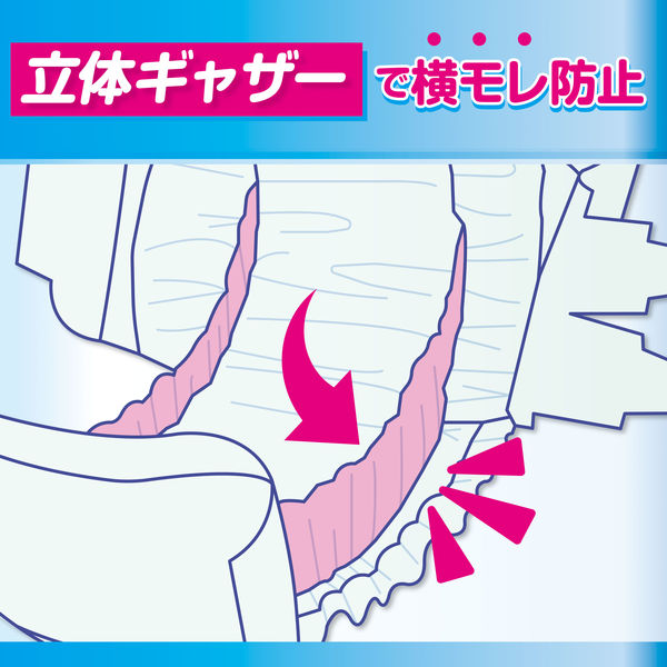 大人用おむつ/テープ止め】アスクル×エルモアいちばん テープ止めタイプSサイズ 約4回分 横モレ防止 1箱（22枚×4パック） オリジナル - アスクル