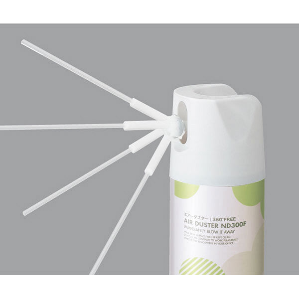 オリエンテック　ノンフロンエアダスター　ND400F(264g/400ml)　360度回転式ノズル/逆さ使用可能/DME　1箱(24本入)　 オリジナル オリエンテック 400ml 264g/400ml 24本入 DME 264g 耐圧缶使用 可燃性ガス使用のため火気高温に注意して使用してください 商品裏面の 使用上の注意 をご確認の上ご使用ください