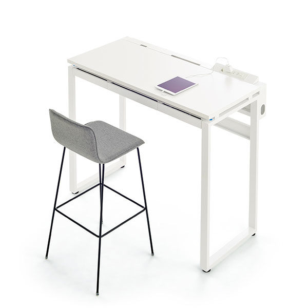 Ceha プレノデスクシステム ハイデスク 引出し無し オーク天板