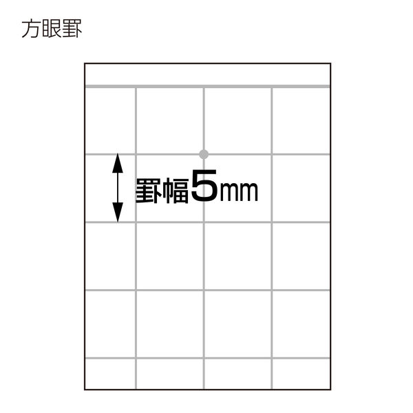 ルーズリーフ(さらさら書ける)B5 26穴 A罫7mm 50枚 コクヨ ﾉ-836AHN