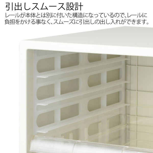 プラス レターケース A4タテ 浅型5段 仕切り板付き ホワイト 白 プラス レターケース A4タテ 浅型5段 仕切り板付き ホワイト 白