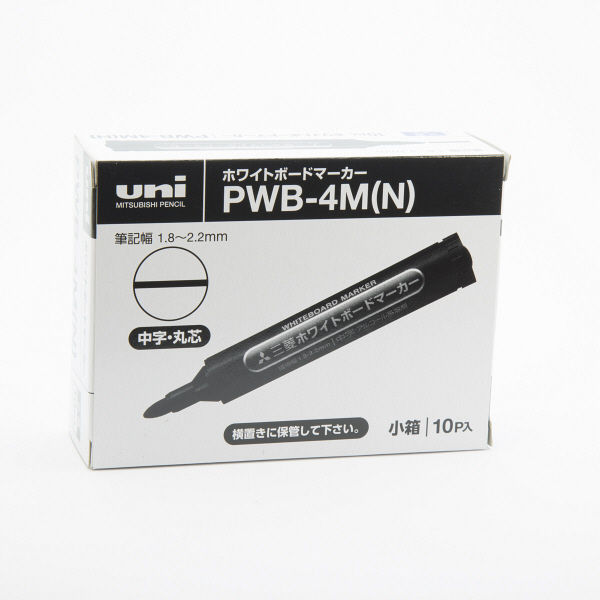 三菱鉛筆(uni) ホワイトボードマーカー 中字丸芯 青 PWB4M 10本 三菱鉛筆(uni) ホワイトボードマーカー 中字丸芯 青 PWB4M 10本