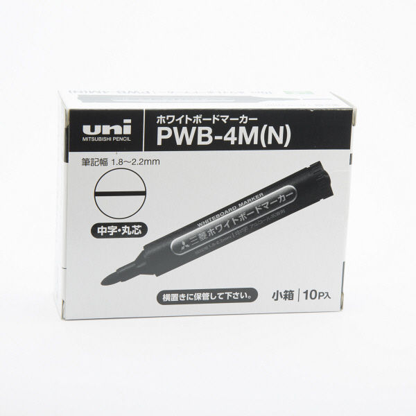 三菱鉛筆(uni) ホワイトボードマーカー 中字丸芯 緑 PWB4M